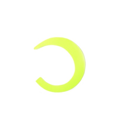 Хвост Fishon Wiggle Tails S Yellow Fluo 6pcs фото 1