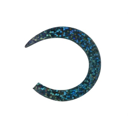 Хвост Fishon Wiggle Tails XL Holographic Black 6pcs фото 1