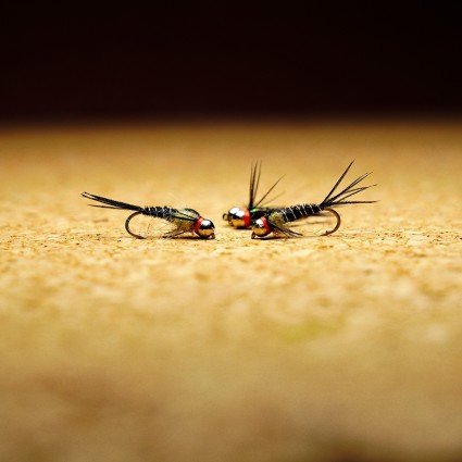 Муха нахлыст TFF SB Tungsten Pheasant Tail #12 3.5mm Black фото 2