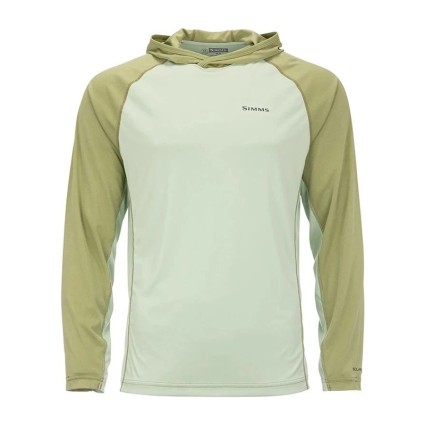 Термофутболка SIMMS Bugstopper Solarflex Hoody Green/Sage Heather 2XL фото