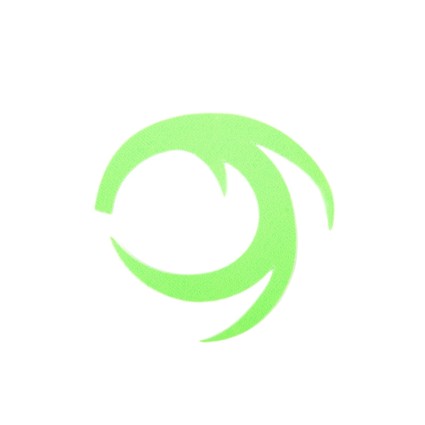 Хвост Fishon Dragon Tail M Chartreuse 6pcs фото 1