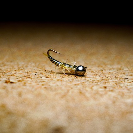 Муха нахлыст TFF SL Stone Fly Nymph #8 Tungsten 5.5mm 1.5g Pale Blue Dun/Natural Back фото 2