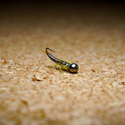 Муха нахлыст TFF SL Stone Fly Nymph #8 Tungsten 5.5mm 1.5g Golden Olive фото 1