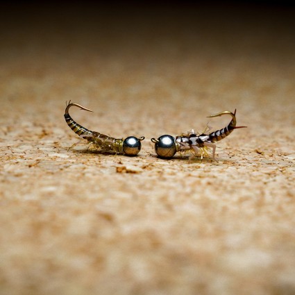 Муха нахлыст TFF SL Stone Fly Nymph #10 Tungsten 4.5mm 1g Pale Blue Dun/Lt Brown Back фото 3