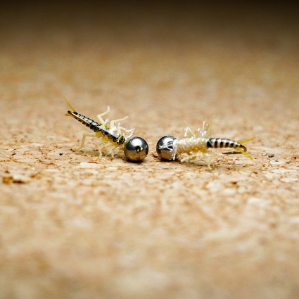 Муха нахлыст TFF SL Stone Fly Nymph #10 Tungsten 4.5mm 1g Pale Blue Dun/Natural Back фото 2