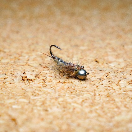 Муха нахлыст TFF Crimea Tungsten Bead Stone Fly #12 4.5mm 0.9g Tan фото 1