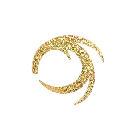Хвост Fishon Dragon Tail XXL Holographic Gold 3pcs фото 1