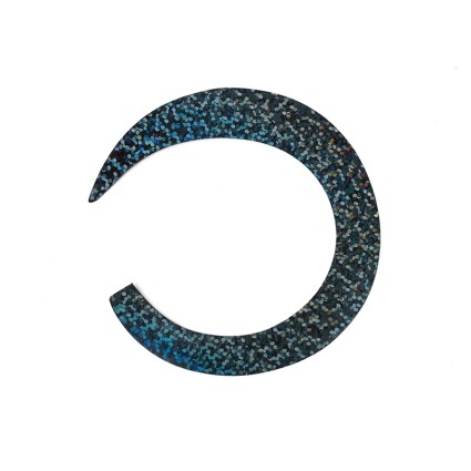 Хвост Fishon Jumbo Wiggle Tails Slim Holographic Black 3pcs фото 1