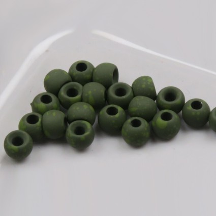 Головки TFF Mottled Tactical Tungsten Beads Regular 4.0mm 10pcs Olive фото 1