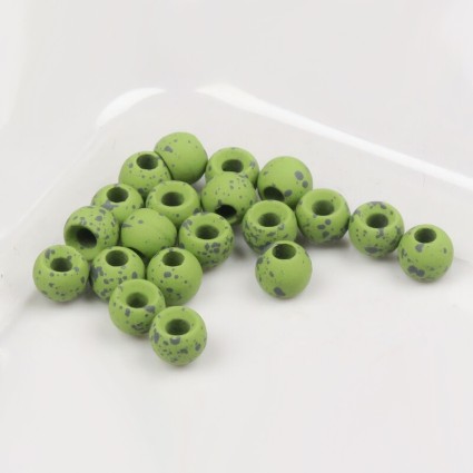 Головки TFF Mottled Tactical Tungsten Beads Regular 4.6mm 10pcs Lt Olive фото 1