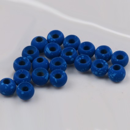 Головки TFF Mottled Tactical Tungsten Beads Regular 4.6mm 10pcs Blue фото 1