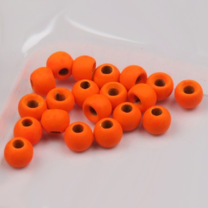 Головки TFF Mottled Tactical Tungsten Beads Regular 5.5mm 10pcs Fl Orange фото 1