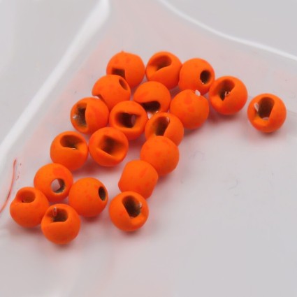 Головки TFF Mottled Tactical Slotted Tungsten Beads 4.0mm 10pcs Fl Orange фото 1