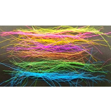 Волокна Hareline Electric Ripple Ice Fiber #142 Fl Yellow фото 2