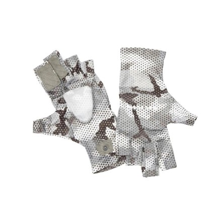 Перчатки SIMMS SolarFlex SunGlove Hex Flo Camo Steel L фото