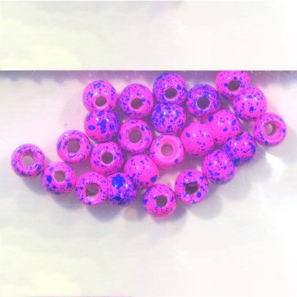 Головки Hareline Dazzle Brass Beads Pink Jaw Breaker 5/32 3.8mm фото 1