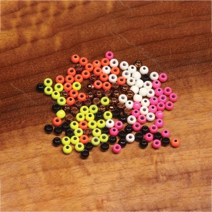 Головки Hareline Dazzle Brass Beads Pink Jaw Breaker 5/32 3.8mm фото 2