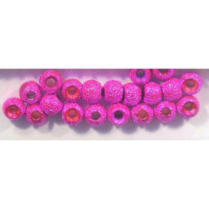 Головки Hareline Gritty Brass Beads #289 Pink Grit 5/32 3.8mm фото 1