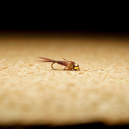 Муха нахлыст TFF SB Tungsten Head 3.5mm Pheasant Tail Gold #12 Natural фото 1