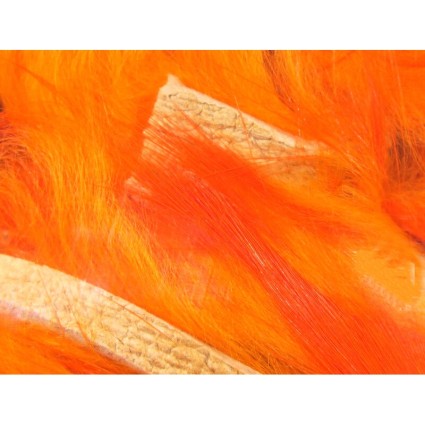 Кролик Hareline Two Toned Rabbit Strips #11 Hot Orange/Fl Orange фото 1