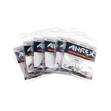 Крючки Ahrex FW551 Mini Jig Barbless Hook #8 фото