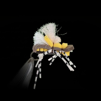 Муха Hareline UV2 Mega Foam Indi Hopper Brown #14 фото