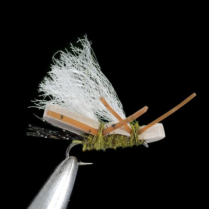 Муха Hareline UV2 Chubby Chernobyl Olive #10 фото