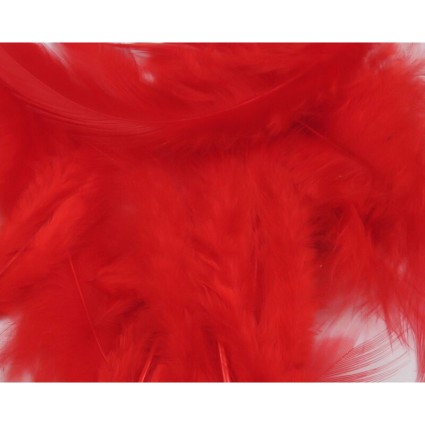 Перо Hareline Soft Hackle #310 Red фото 1