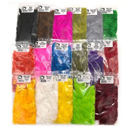 Перо Hareline Soft Hackle #310 Red фото 2