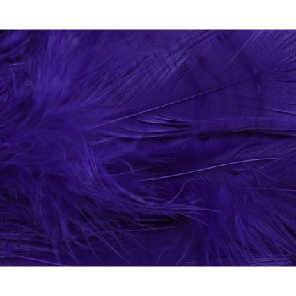 Перо Hareline Intruder Feather Prop Hackle #35 Bright Purple фото 1