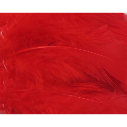 Перо Hareline Intruder Feather Prop Hackle #310 Red фото 1
