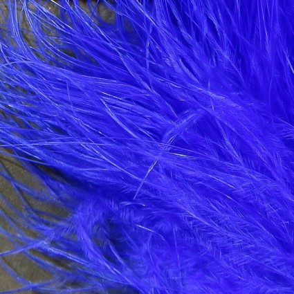 Перо марабу Hareline UV2 Premium Selected Marabou Royal Blue фото 1