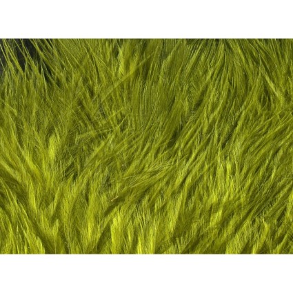Перо марабу Hareline Wooly Bugger Marabou #263 Olive фото 1