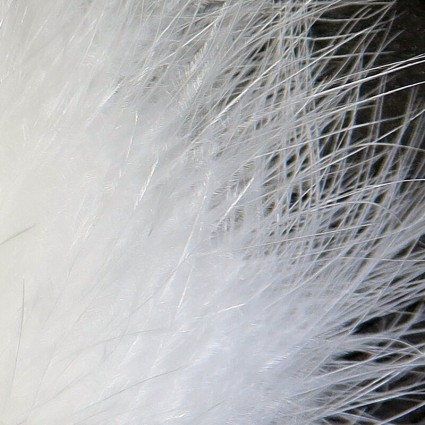 Перо марабу Hareline X-Select Marabou #377 White фото 1