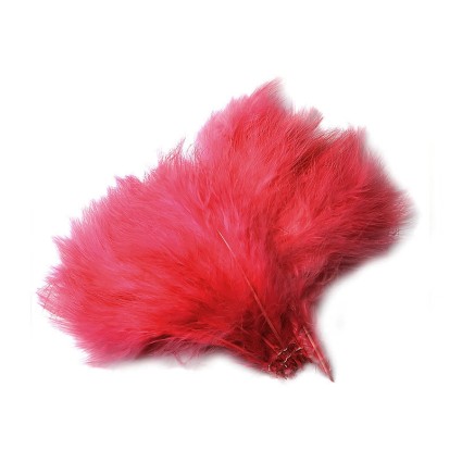 Перо марабу Hareline Marabou Blood Quills #289 Pink фото 1