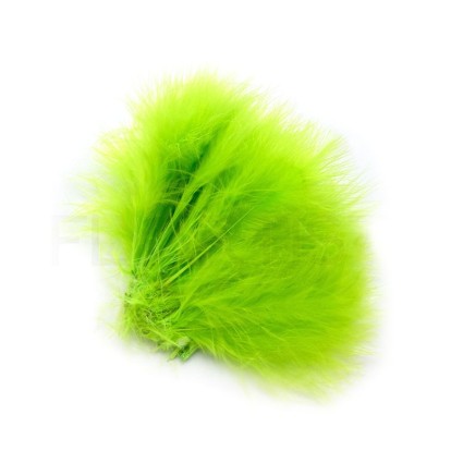 Перо марабу Hareline Marabou Blood Quills #54 Chartreuse фото 1