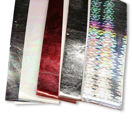 Плёнка Hareline Chocklett's Sili Skin #297 Prismatic Silver фото 1