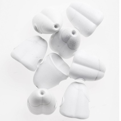 Поппер Hareline Double Barrel Popper Bodies Large #377 White фото 2