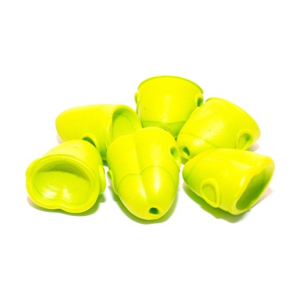 Поппер Hareline Double Barrel Popper Bodies Medium #385 Yellow/Chartreuse фото 1