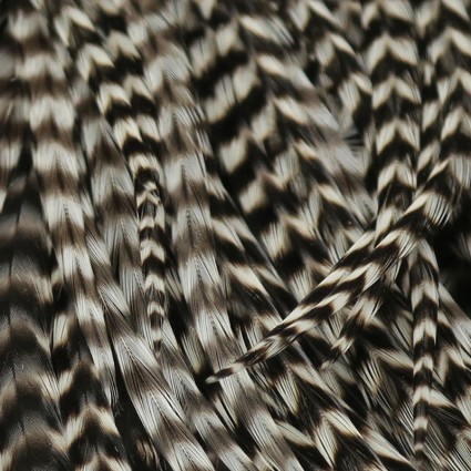 Седло петуха Hareline Grade #1 Keough Grizzly Saddle #242 Natural фото 1