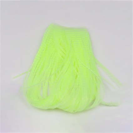 Силикон Hareline Chicone's Barred Regular Crusher Legs #11 Fl Yellow/Clear фото 1