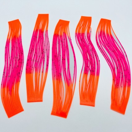 Силикон Hareline Crazy Legs #188 Hot Pink/Fl Orange Tipped фото 1