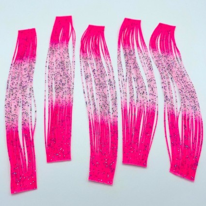 Силикон Hareline Crazy Legs #329 Salmon Pink/Hot Pink Tipped фото 1
