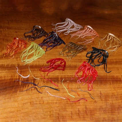 Силикон Hareline Mini Squiggle Worms #369 Tan фото 2