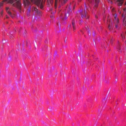 Синель Hareline Dyed UV Polar Chenille #131 FL Fuchsia UV фото 1