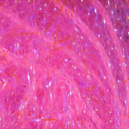 Синель Hareline Dyed UV Polar Chenille #188 Hot Pink UV фото 1