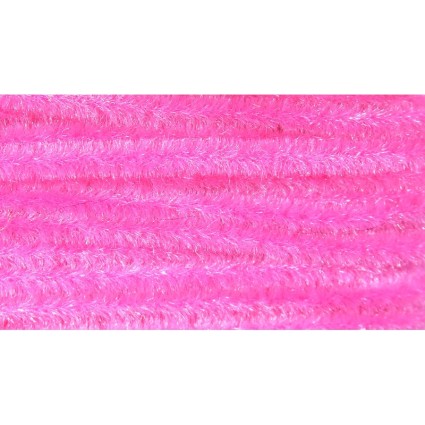 Синель Hareline Ultra Chenille Medium Fluo Pink #138 фото 1