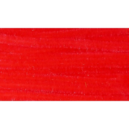 Синель Hareline Ultra Chenille Medium Fluo Red #139 фото 1