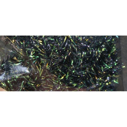 Синель Hareline SR Estaz Chenille Medium 15mm #113 Pearl Black фото 1