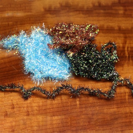 Синель Hareline SR Estaz Chenille Petite 10mm #123 Hot Orange фото 2